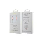 Guess GUCCLALRGDP USB-C - USB-C1.5m gyors töltésű kábel Ebossed Logo rózsaszín