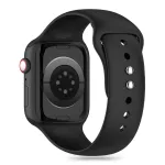 TECH-PROTECT szilikon tok Apple Watch 8 / 9 / 10 / 11 / SE / ULTRA készülékhez (44 / 45 / 46 / 49 MM) fekete