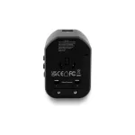 TUMI TUTA20WMSLK utazási adapter 20W USB-C / 2xUSB-A fekete