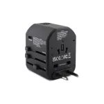 TUMI TUTA20WMSLK utazási adapter 20W USB-C / 2xUSB-A fekete