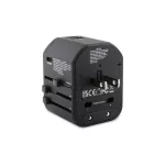 TUMI TUTA20WMSLK utazási adapter 20W USB-C / 2xUSB-A fekete