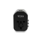TUMI TUTA20WMSLK utazási adapter 20W USB-C / 2xUSB-A fekete