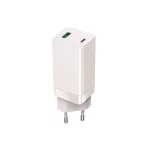 Setty GAN fali töltő PD+QC USB+USB-C 65W LSI-02 JO fehér