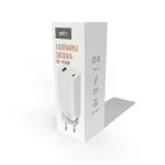 Setty GAN fali töltő PD+QC USB+USB-C 65W LSI-02 JO fehér