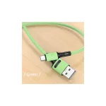 USAMS U52 USB-C 2A Gyors Töltőkábel 1m zöld SJ436USB02 (US-SJ436)