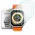 Edzett üveg Ringke ID FC Glass 4-PACK Apple Watch Ultra 1 / 2 / 3 (49 MM) készülékhez átlátszó