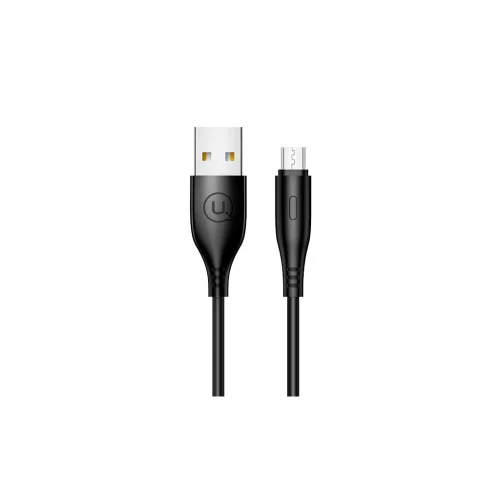 USAMS U18 microUSB 2A Gyors Töltő Kábel 1m SJ268USB01 (US-SJ268) fekete