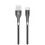 Forever Sleek USB–USB-C kábel 1,0 m 3A fekete
