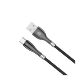Forever Sleek USB–USB-C kábel 1,0 m 3A fekete