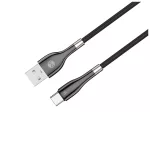Forever Sleek USB–USB-C kábel 1,0 m 3A fekete