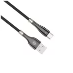 Forever Sleek USB–USB-C kábel 1,0 m 3A fekete