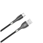 Forever Sleek USB–USB-C kábel 1,0 m 3A fekete