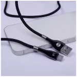 Forever Sleek USB–USB-C kábel 1,0 m 3A fekete