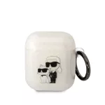 Karl Lagerfeld tok fehér KLA2HNKCTGT Airpods készülékhez