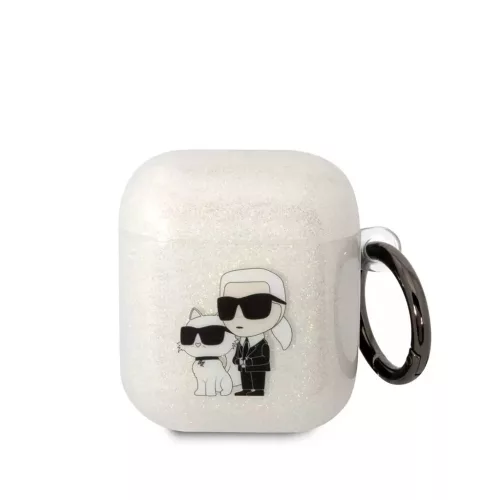 Karl Lagerfeld tok fehér KLA2HNKCTGT Airpods készülékhez