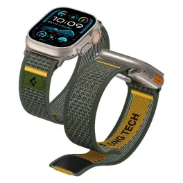   SPIGEN ATHLEX AIR Apple Watch 8/9/10/11/SE/ULTRA készülékhez (44/45/46/49 mm) védőtok – aktív zöld