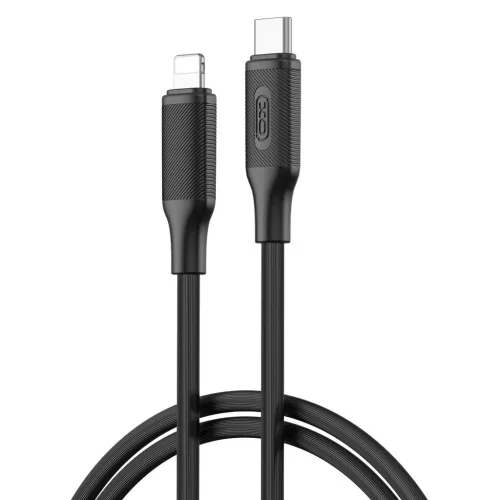 XO NB-Q265A PD USB-C–Lightning kábel Lightning-csatlakozós készülékhez 1,0 m 27 W fekete