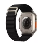 Tech-Protect Nylon Pro ALPESI óraszíj fekete Apple Watch 42mm (S1-S3) / 44mm / 45mm / 46mm / 49mm készülékhez 928370