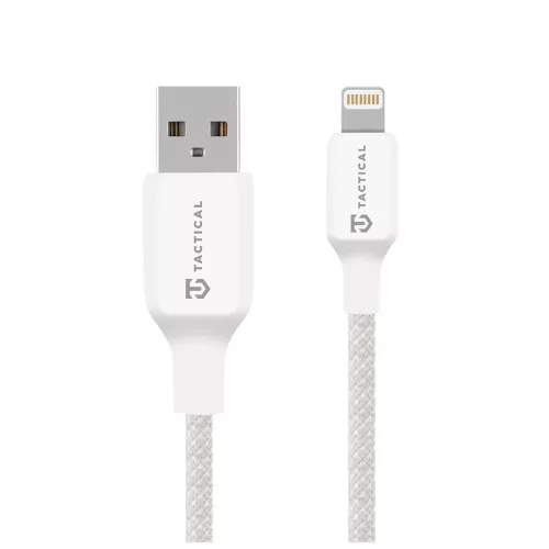Tactical Stitch Thread kábel USB-A/Lightning 2m fehér