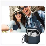 TECH-PROTECT SLIM HOOK védőtok SAMSUNG GALAXY BUDS 3 / 3 FE / 3 PRO készülékhez, fluffy kék