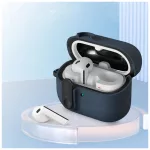 TECH-PROTECT SLIM HOOK védőtok SAMSUNG GALAXY BUDS 3 / 3 FE / 3 PRO készülékhez, fluffy kék