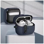 TECH-PROTECT SLIM HOOK védőtok SAMSUNG GALAXY BUDS 3 / 3 FE / 3 PRO készülékhez, fluffy kék