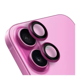   OBAL:ME lencsevédő Apple iPhone 16/16 Plus készülékhez rózsaszín