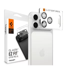   SPIGEN OPTIK PRO XL GLAS.TR "EZ FIT" kameravédő iPhone 17 Pro Max készülékhez ezüst