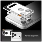 SPIGEN OPTIK PRO XL GLAS.TR "EZ FIT" kameravédő iPhone 17 Pro Max készülékhez ezüst