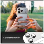 SPIGEN OPTIK PRO XL GLAS.TR "EZ FIT" kameravédő iPhone 17 Pro Max készülékhez ezüst