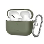 TECH-PROTECT szilikon kampó APPLE AIRPODS PRO 3 készülékhez olív zöld