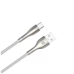 Forever Sleek USB – USB-C kábel 1,0 m 3A fehér