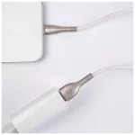 Forever Sleek USB – USB-C kábel 1,0 m 3A fehér