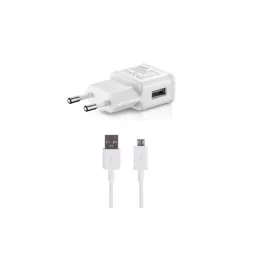   EP-TA200EWE + ECB-DU4EWE Samsung 15W utazó töltő + microUSB adatkábel fehér - csomagolás nélküli gyártói