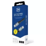 3MK Hyper Cable N-SERIES USB-C to USB-C kábel 2m 20V/5A 100W fekete