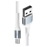 Kábel 3MK Hyper Cable N-SERIES USB-A to USB-C 1m 9V/2A 18W fehér