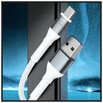 Kábel 3MK Hyper Cable N-SERIES USB-A to USB-C 1m 9V/2A 18W fehér