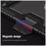 Nillkin Bumper PRO védőtok többszögű tartóval, iPad Pro 13 2024 készülékhez, fekete