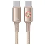 USAMS Huan Series SJ751 240W USB-C to USB-C kábel 1,2 m titanium
