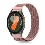 TECH-PROTECT MILANESEBAND óraszíj Samsung Galaxy Watch 4 / 5 / 5 PRO / 6 / 7 / FE készülékhez rózsaarany