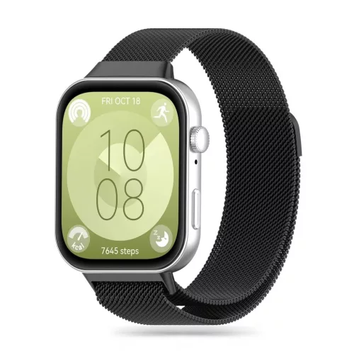 TECH-PROTECT MILANESEBAND HUAWEI WATCH FIT 3 / 4 / 4 PRO készülékhez – fekete