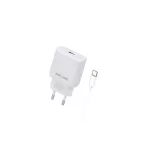Beline töltő 1x USB-C 25W + USB-C kábel PD 3.0 BLNCW25C GaN fehér