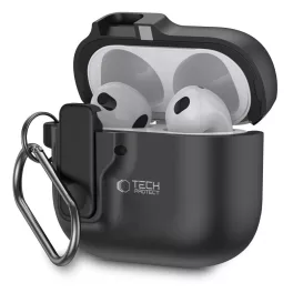   TECH-PROTECT SLIM HOOK Apple AirPods 4 készülékhez védőtok fekete
