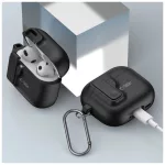TECH-PROTECT SLIM HOOK Apple AirPods 4 készülékhez védőtok fekete