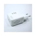 MX BURST GaN PD 35W fali töltő 2× USB-C port + 65W USB-C–USB-C PD-kábel, fehér