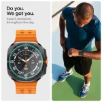 SPIGEN Glas.TR "EZ-FIT" 2-PACK Samsung Galaxy Watch Ultra 2024 / 2025 (47 MM) készülékhez megerősített üveg kijelzővédő átlátszó