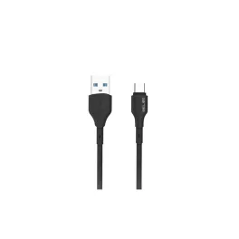 Beline kábel 25W USB-A/USB-C 1m fekete BLNCBC01