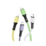 USAMS U52 Lightning 2A Gyors Töltőkábel 1m SJ434USB02 (US-SJ434) zöld