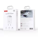 XO CE21 PD 30W fali töltő 1× USB-C, 1× USB fehér