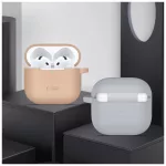 Tech-Protect Silicone Hook tok Apple AirPods 4 készülékhez Dusty Pink